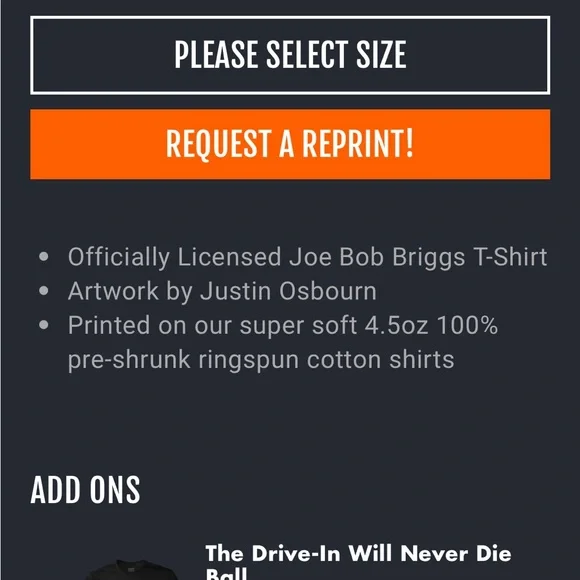 Fright Rags (M) MONSTERVISION with JOE BOB BRIGGS! - Picture 6 of 6